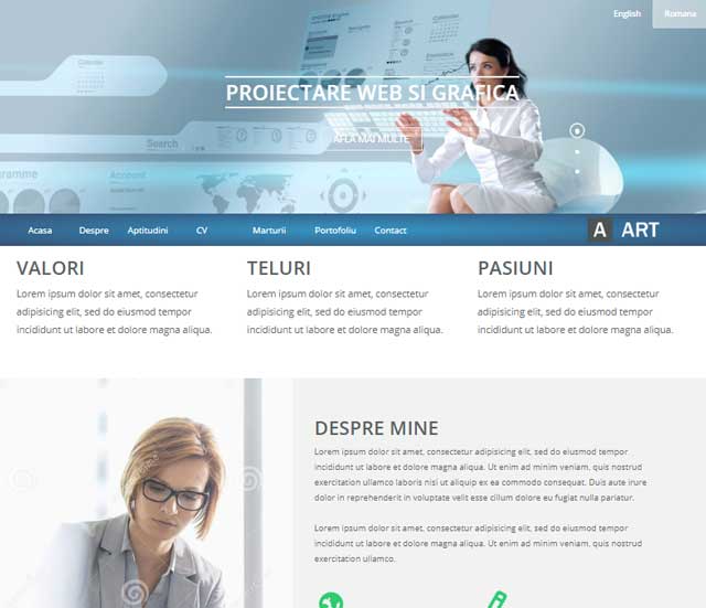 Presentation website.